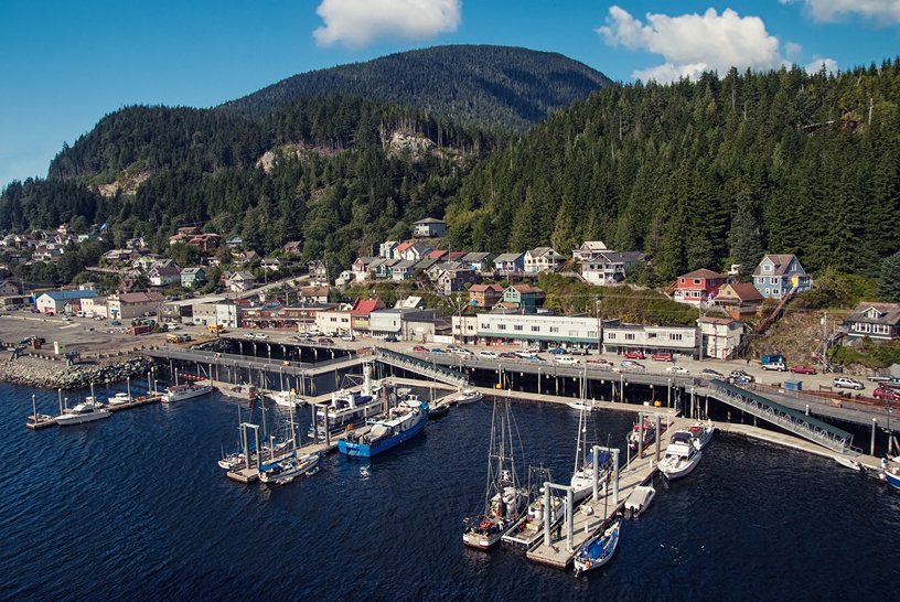 Aerial View Ketchikan Alaska