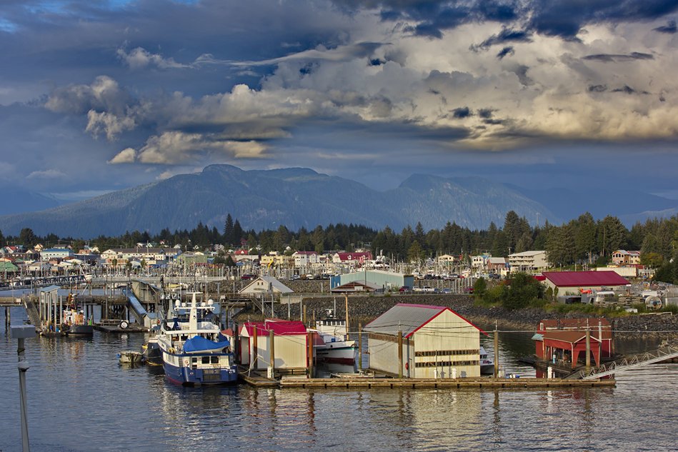 Fishing Village in Southeast Alaska