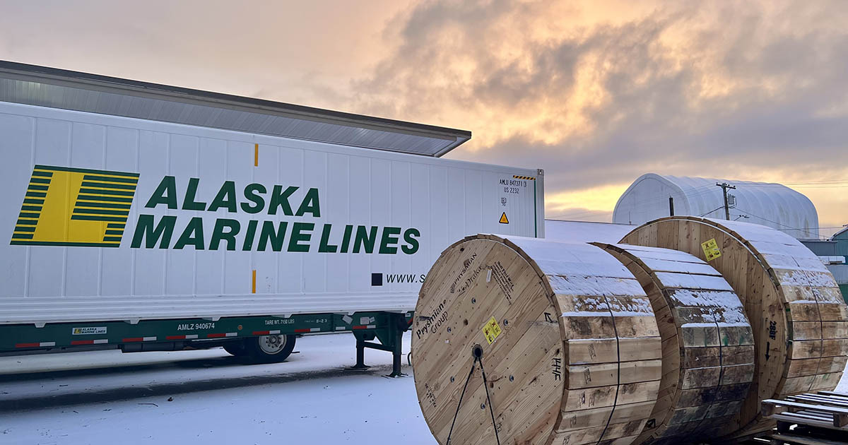 Alaska Marine Lines truck
